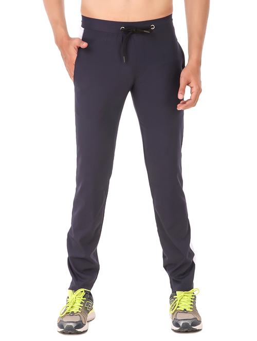 navy blue side taped track pant - 17818895 - Very Small Image - 1