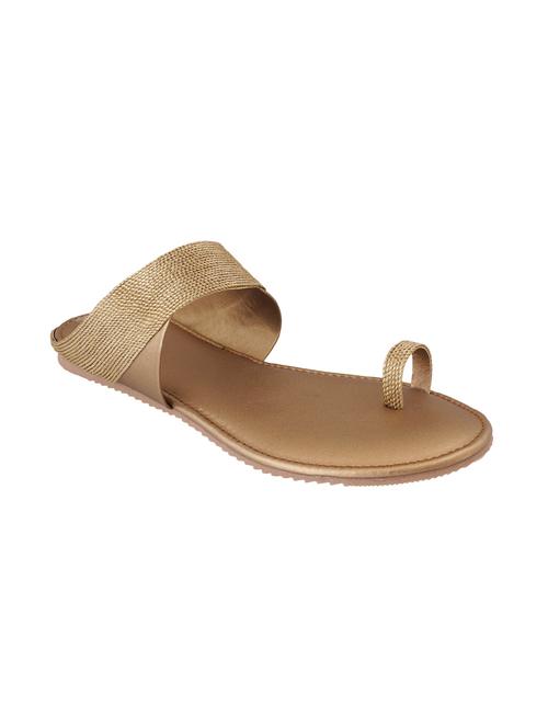 bronze synthetic one toe sandals - 17820507 - Very Small Image - 1