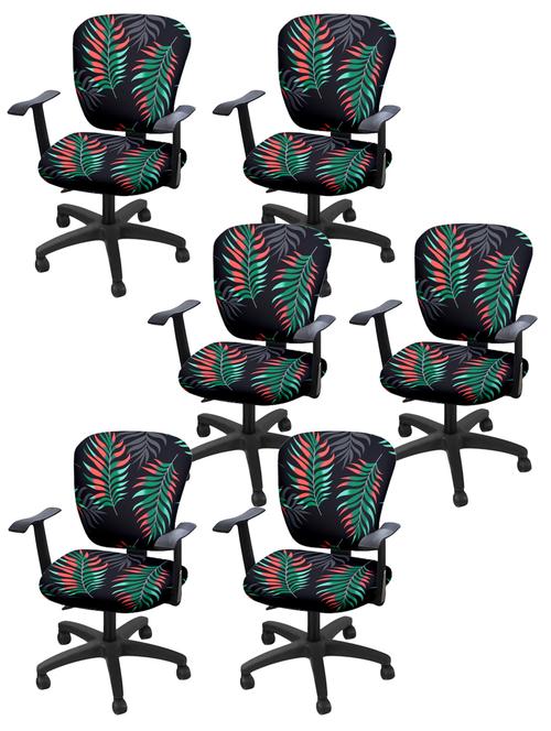 cortina spandax stylish soft elastic chair cover pack of 6 - 17821972 - Very Small Image - 1