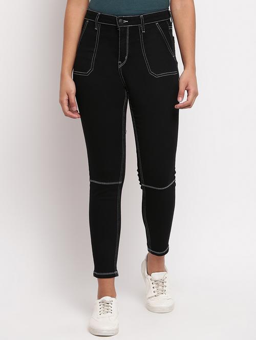 women's plain slim fit jeans - 17822459 - Very Small Image - 1