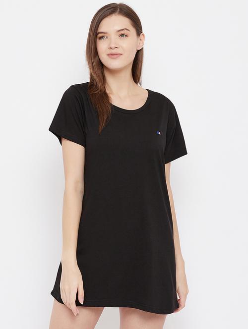 round neck solid tee - 17822642 - Very Small Image - 1