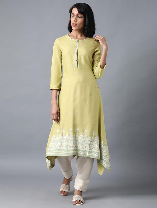 women's asymmetric kurta - 17823295 - Very Small Image - 1