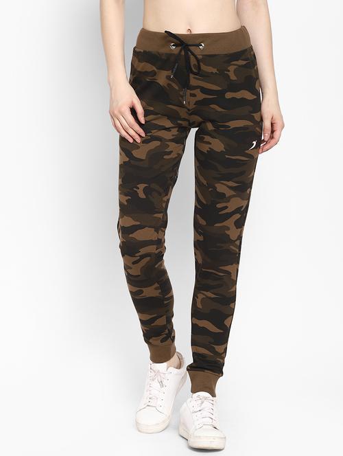 drawstring waist camouflage track pant - 17823789 - Very Small Image - 1