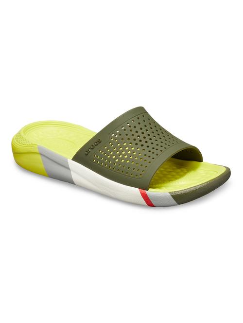 yellow croslite slip on flip flops - 17824718 - Very Small Image - 1