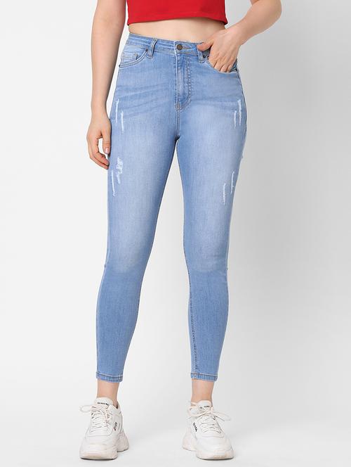 high rise stone washed  jean - 17827089 - Very Small Image - 1