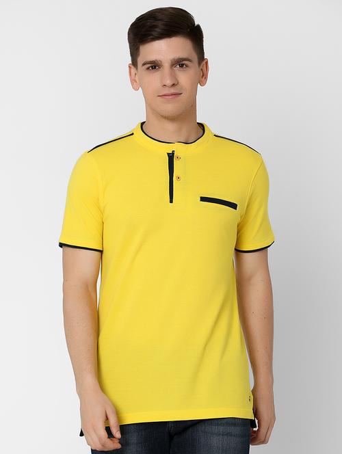 yellow taped pocket t-shirt - 17828073 - Very Small Image - 1