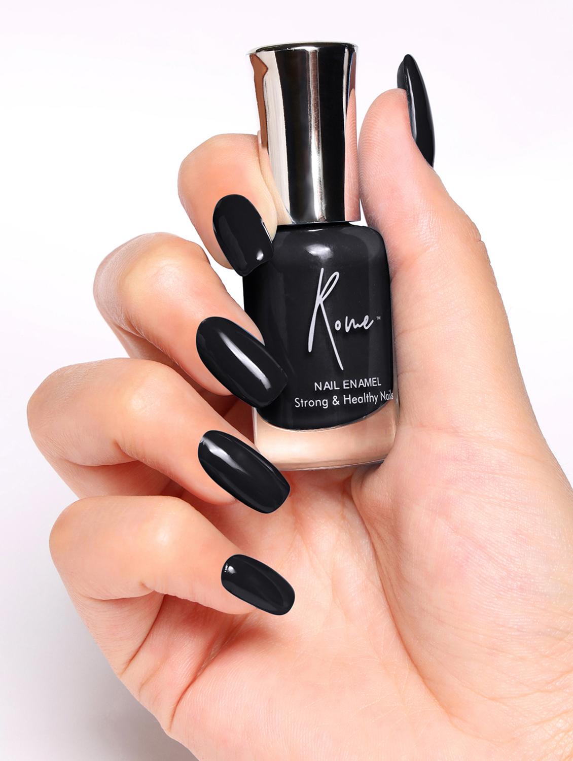 set of 3 strong & healthy nail enamel (mint green , midnight black & mauve ) - 17832198 - Standard Image - 2