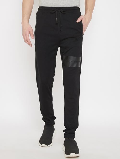 black solid jogger - 17832949 - Very Small Image - 1