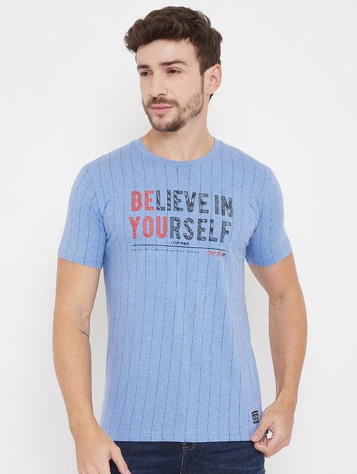 blue printed t-shirt - 17833720 - Very Small Image - 1