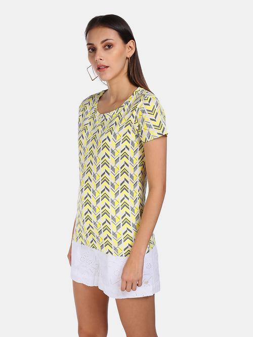 round neck printed tee  - 17836780 - Very Small Image - 1
