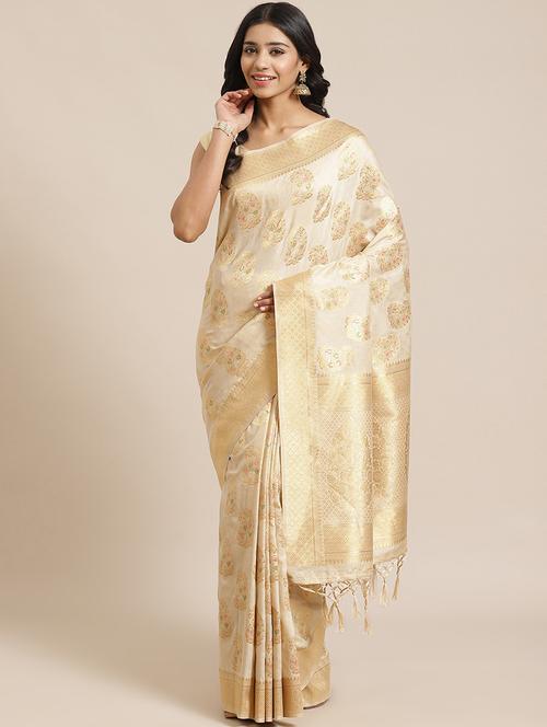 pink liva saree with blouse - 17836894 - Very Small Image - 1