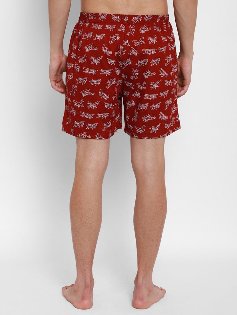 red printed boxer - 17836975 - Standard Image - 2