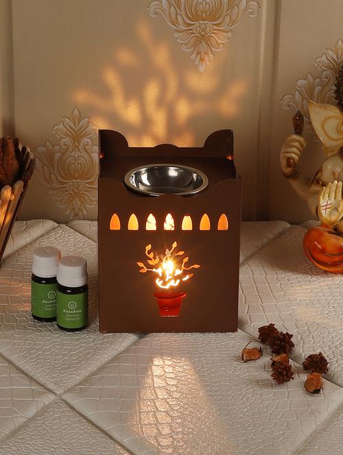 tulsi diffuser with aroma oil - 17837123 - Very Small Image - 1