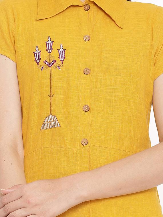 women's front slit kurta - 17838115 - Zoom Image - 3