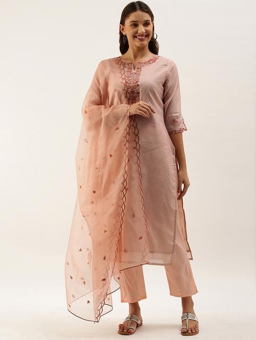 printed kurta pant set - 17838191 - Very Small Image - 1