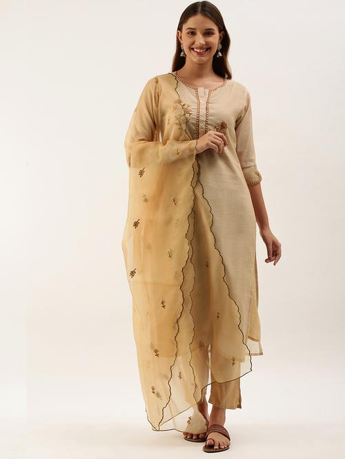 printed kurta pant set - 17838193 - Very Small Image - 1