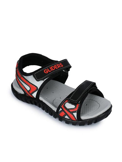 red pu back strap floaters - 17840717 - Very Small Image - 1