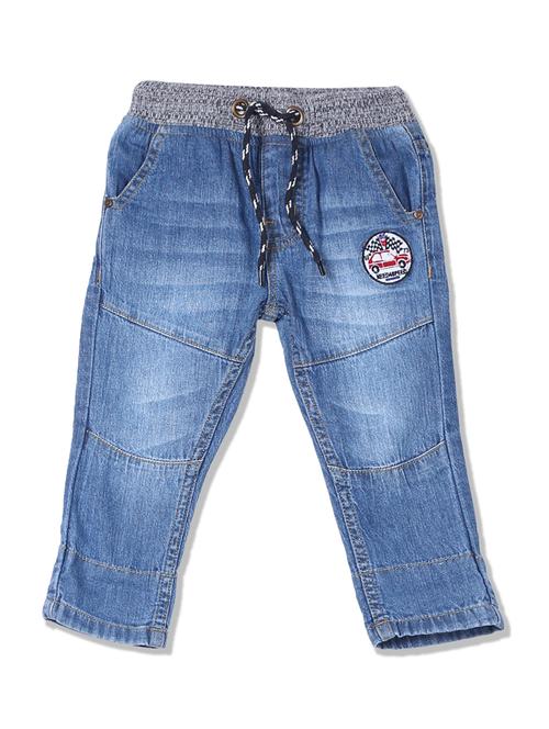 light blue  washed denim jean - 17841733 - Very Small Image - 1