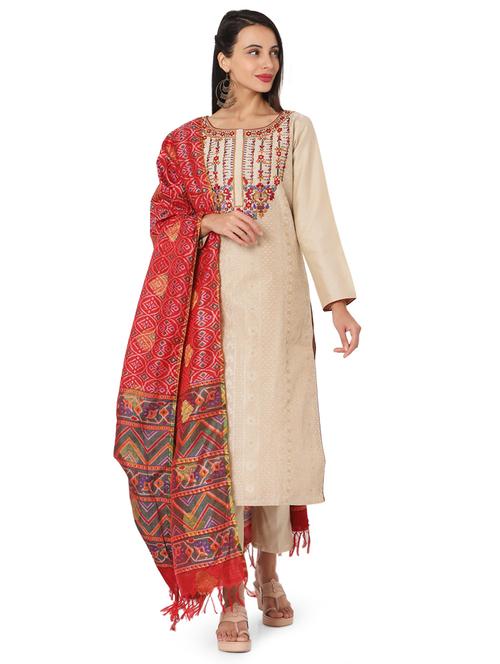 embroidered kurta pant set - 17844552 - Very Small Image - 1