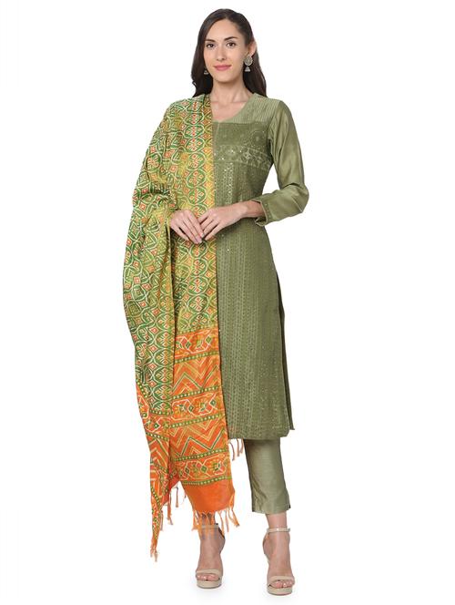 printed kurta pant set - 17844554 - Very Small Image - 1
