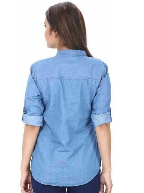 lightblue denim shirt - 17846631 - Very Small Image - 1