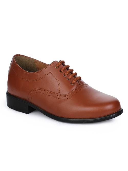 brown leather lace up shoes - 17849339 - Very Small Image - 1