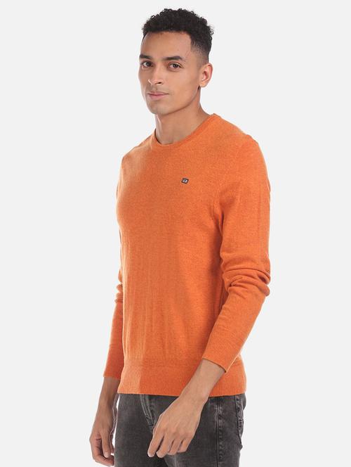 orange solid pullover - 17849892 - Very Small Image - 1