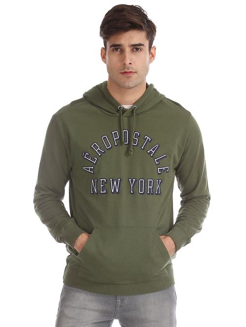 olive green printed sweatshirt - 17850233 - Very Small Image - 1