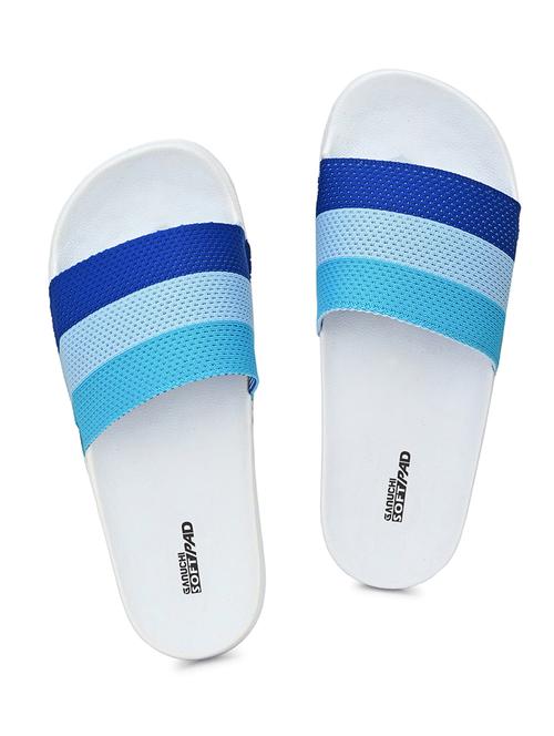 multi colored mesh slip on slippers - 17851786 - Very Small Image - 1