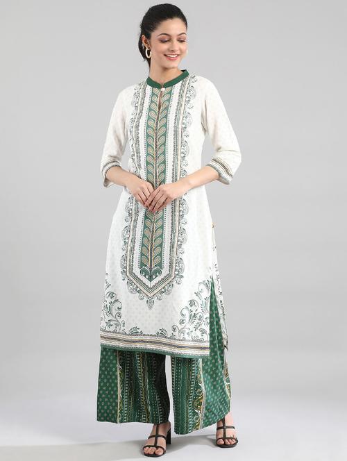 women's straight kurta - 17852359 - Very Small Image - 1