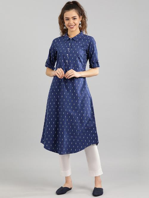 women's a-line kurta - 17852372 - Very Small Image - 1