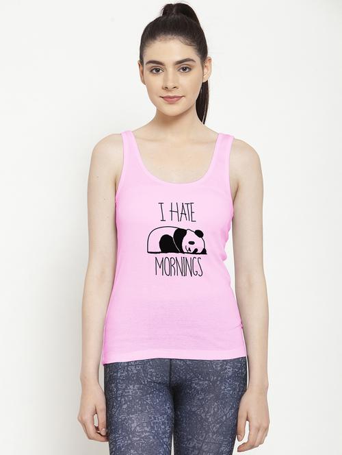 scoop neck graphic tank top  - 17852786 - Very Small Image - 1