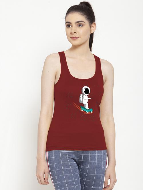 scoop neck graphic tank top  - 17852791 - Very Small Image - 1