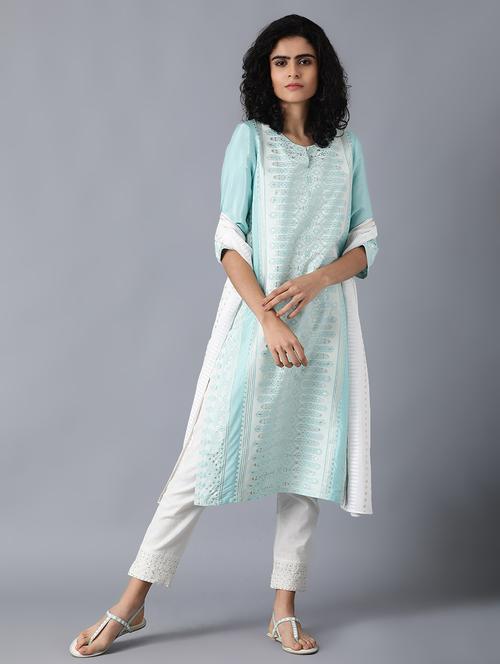 women's a-line kurta - 17853585 - Very Small Image - 1