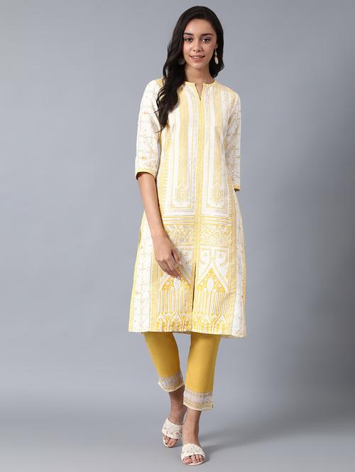 women's straight kurta - 17853587 - Very Small Image - 1