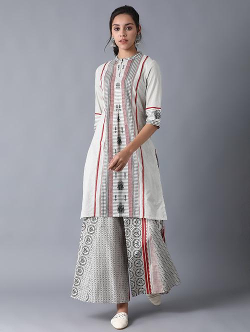 women's straight kurta - 17853596 - Very Small Image - 1