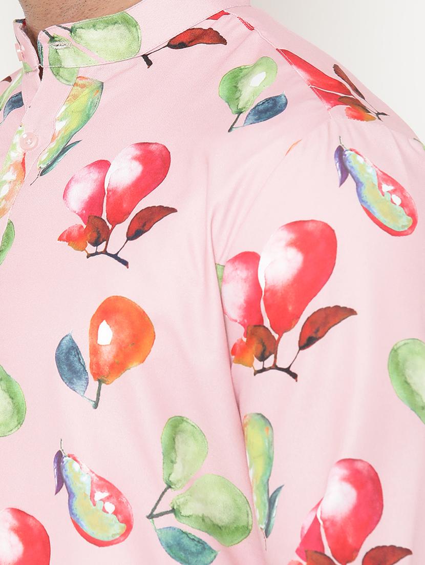 pink floral kurta pyjama set - 17855857 - Zoom Image - 5