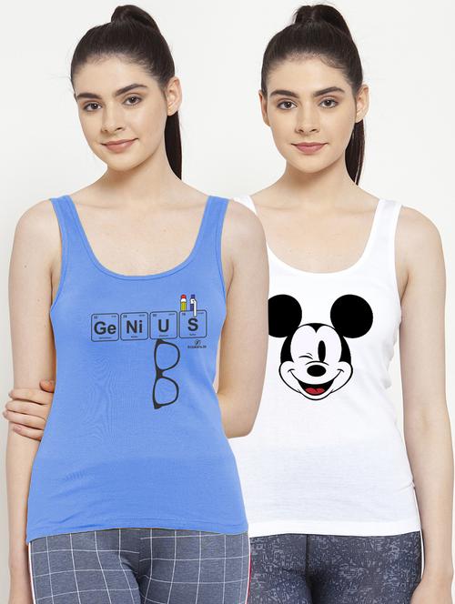 set of 2 graphic tank tee - 17856034 - Very Small Image - 1