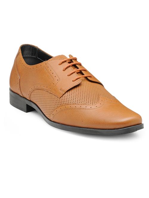 tan leather formal shoes - 17859644 - Very Small Image - 1