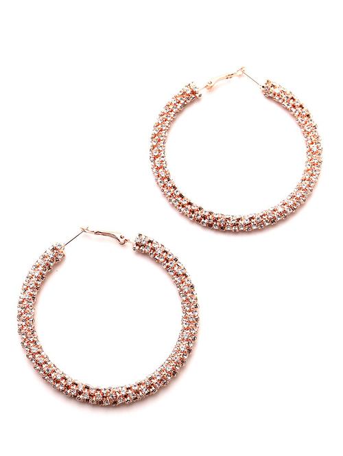 gold metal hoop earring - 17862776 - Very Small Image - 1