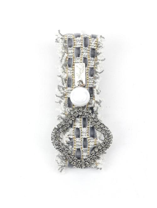 white metal clips hair accessory - 17863051 - Very Small Image - 1