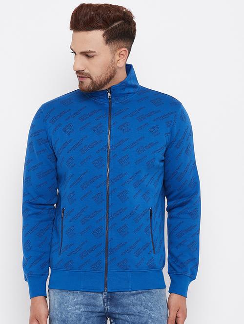 blue printed sweatshirt - 17865947 - Very Small Image - 1