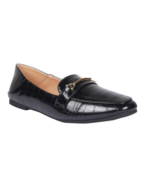 black pu slip on loafers - 17866924 - Very Small Image - 1