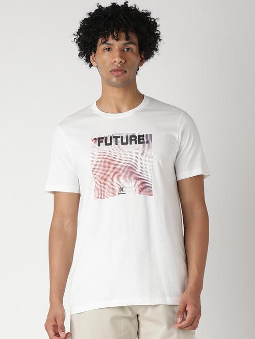 white printed t-shirt - 17867136 - Very Small Image - 1