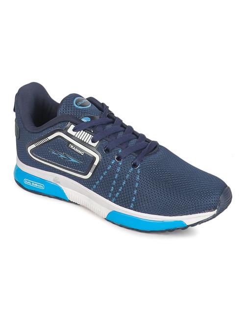 navy blue lace up sport shoe - 17869804 - Very Small Image - 1