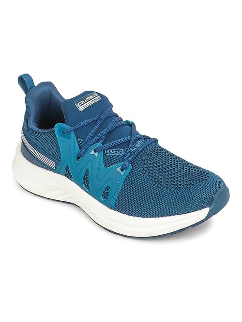blue lace up   sport shoe - 17869929 - Very Small Image - 1