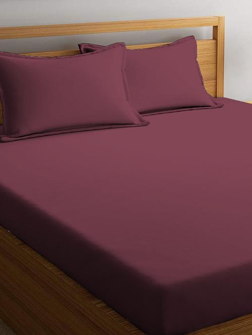 purple cotton bedsheet - 17870372 - Very Small Image - 1