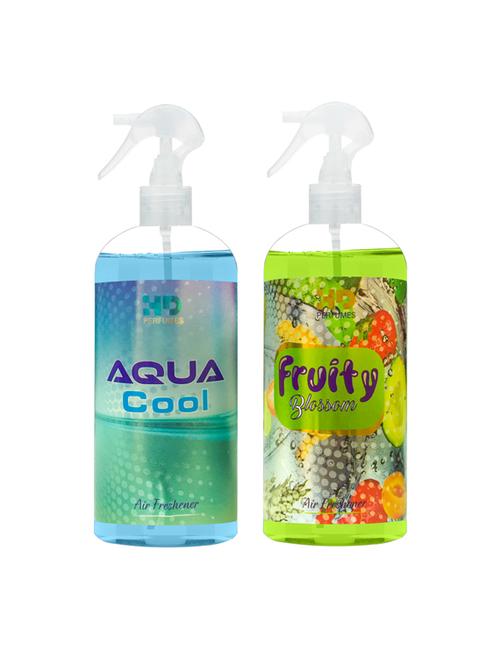 hd aqua cool and fruity blossom refreshing room freshener spray 300 ml pack of 2 - 17870736 - Very Small Image - 1