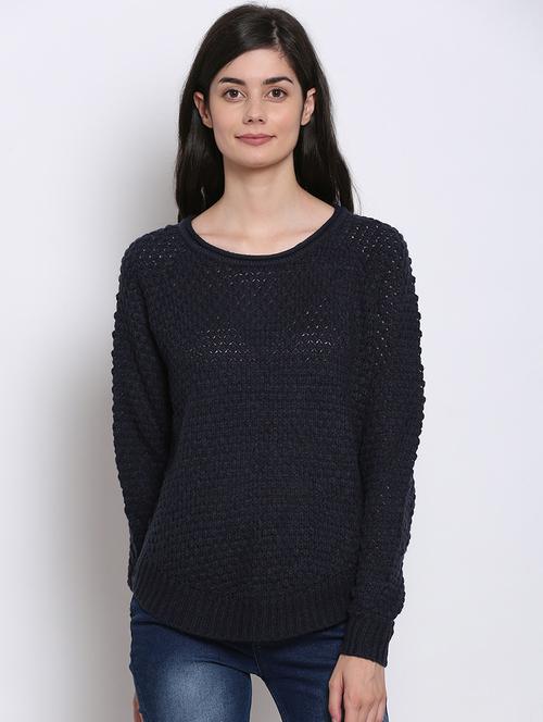 round neck printed pullover - 17871245 - Very Small Image - 1