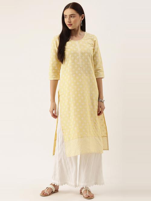 printed straight kurta - 17872375 - Very Small Image - 1